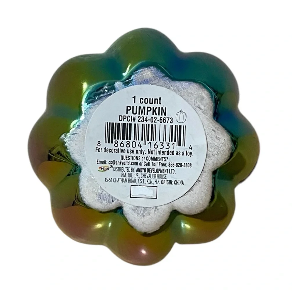 Target Ceramic Iridescent Mini Pumpkins Decor - Set of 4
